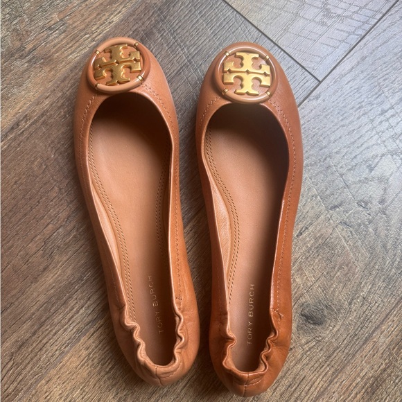 Tory Burch Shoes - Tory Burch Women's Tan/Cognac Ballet Flats